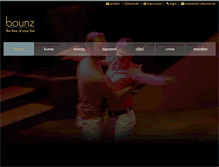 Tablet Screenshot of bounz.ch